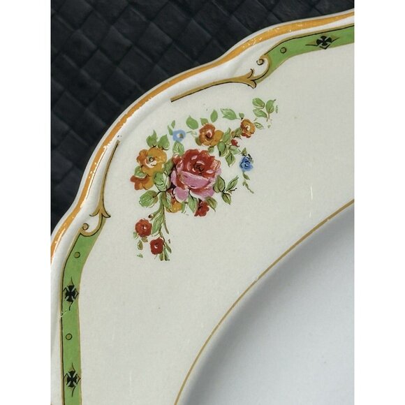 Antique 1928 W.H. Grindley Astoria 15 X 11 Platter Made In England - Picture 9 of 16